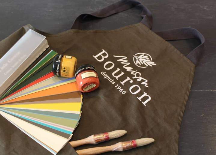 Distribution de peinture Little Greene Bordeaux