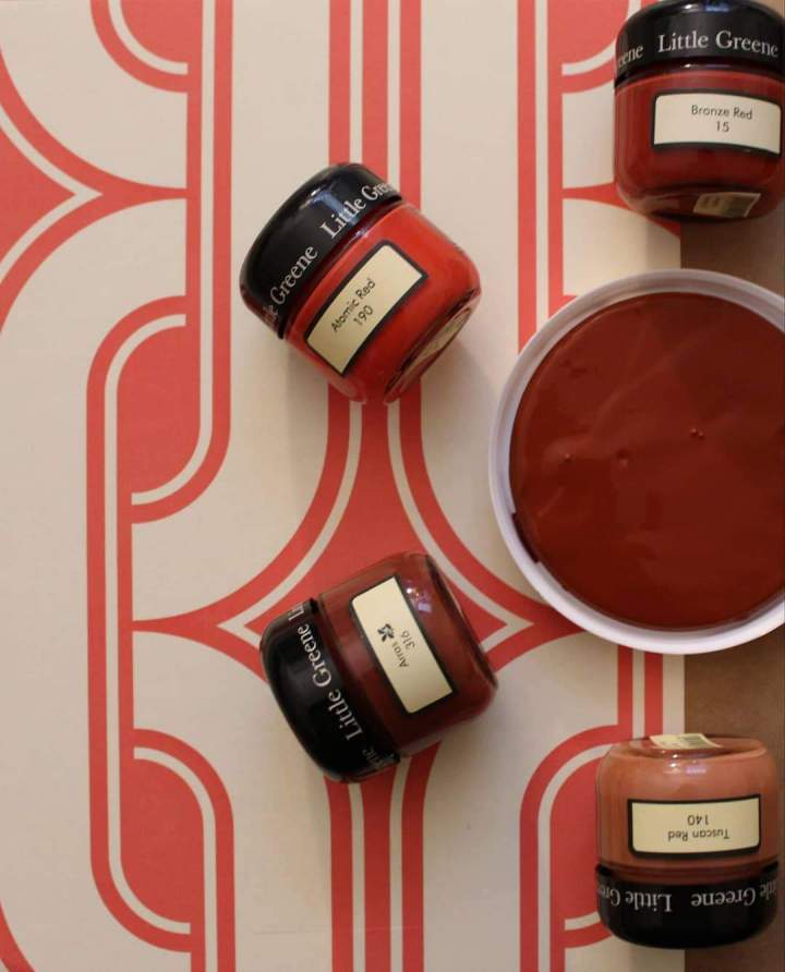 Vente de peinture Little Greene Bordeaux